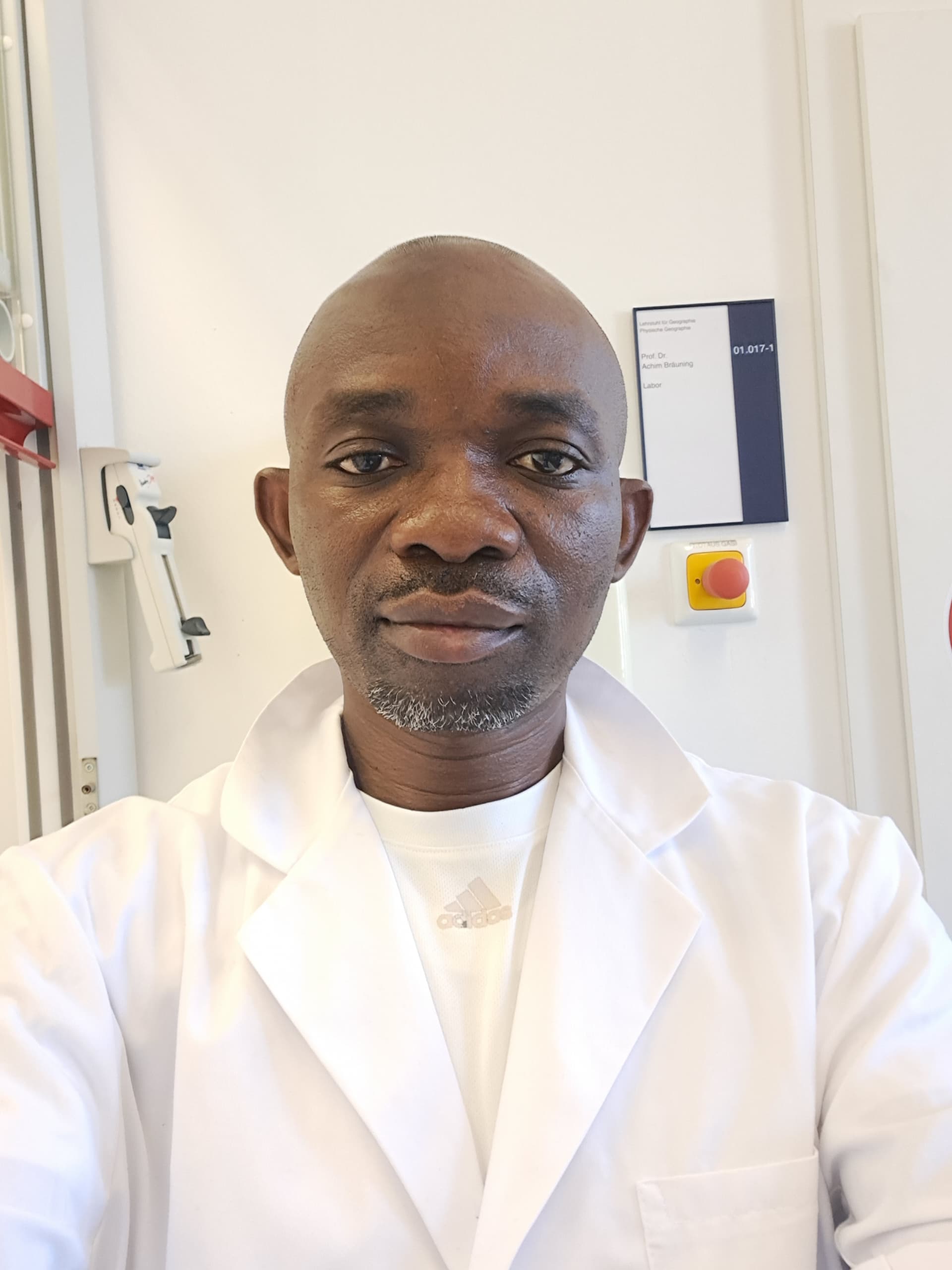Dr. Agwu in Laboratory
